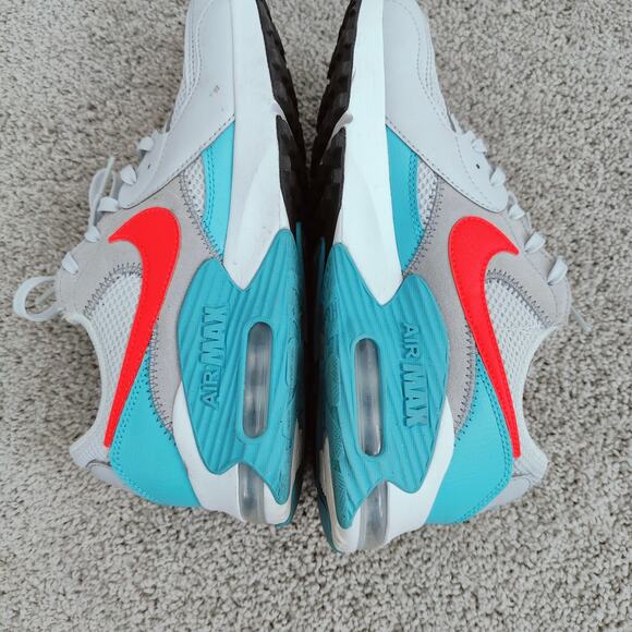 Nike Air Max Women's Size 8.5 Blue Gray Orange Running Shoes Sneakers CD5432-008 - Picture 5 of 7